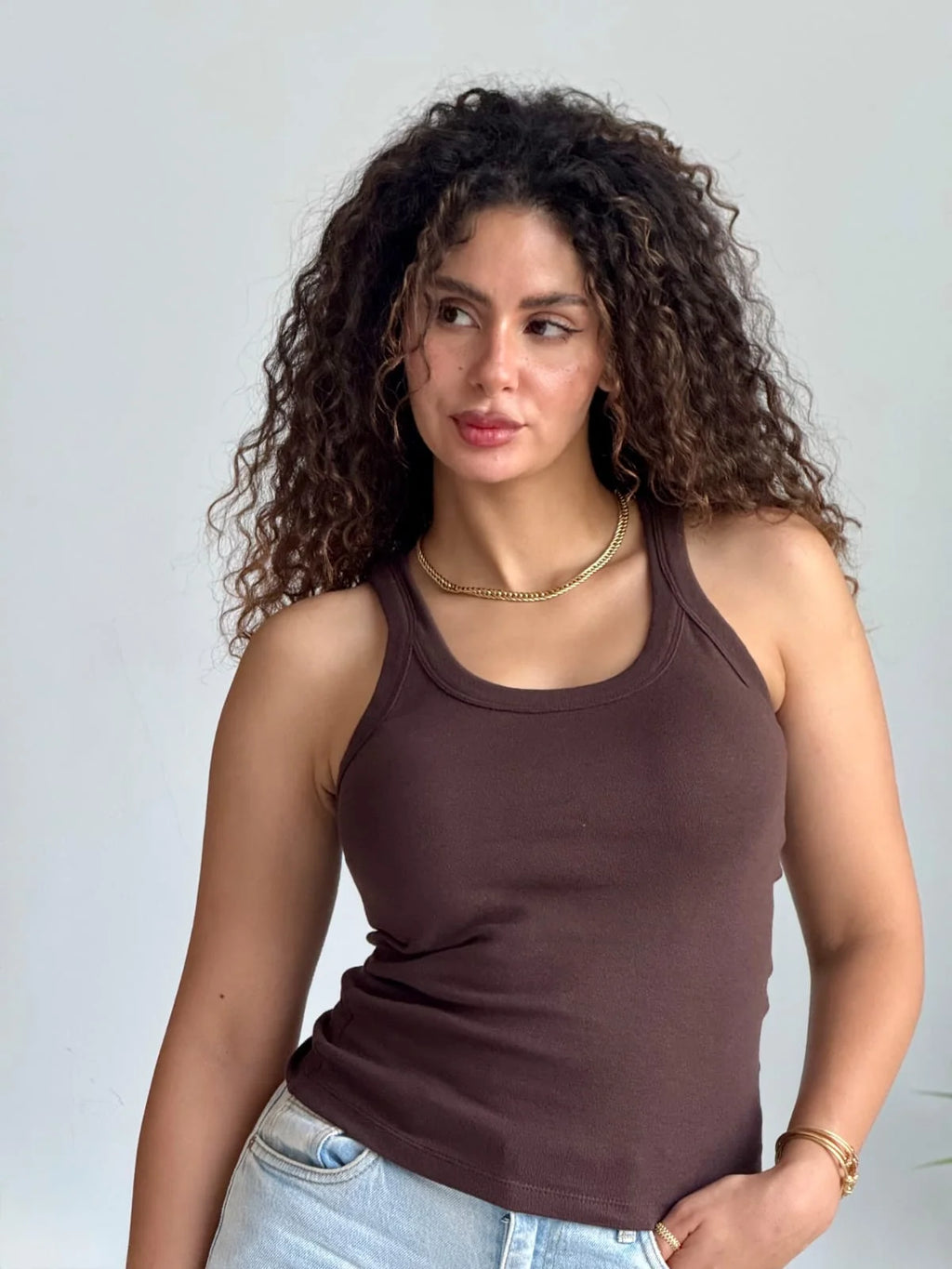 Débardeur Femme - Marron