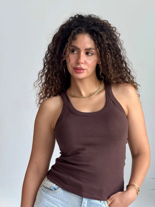 Débardeur Femme - Marron