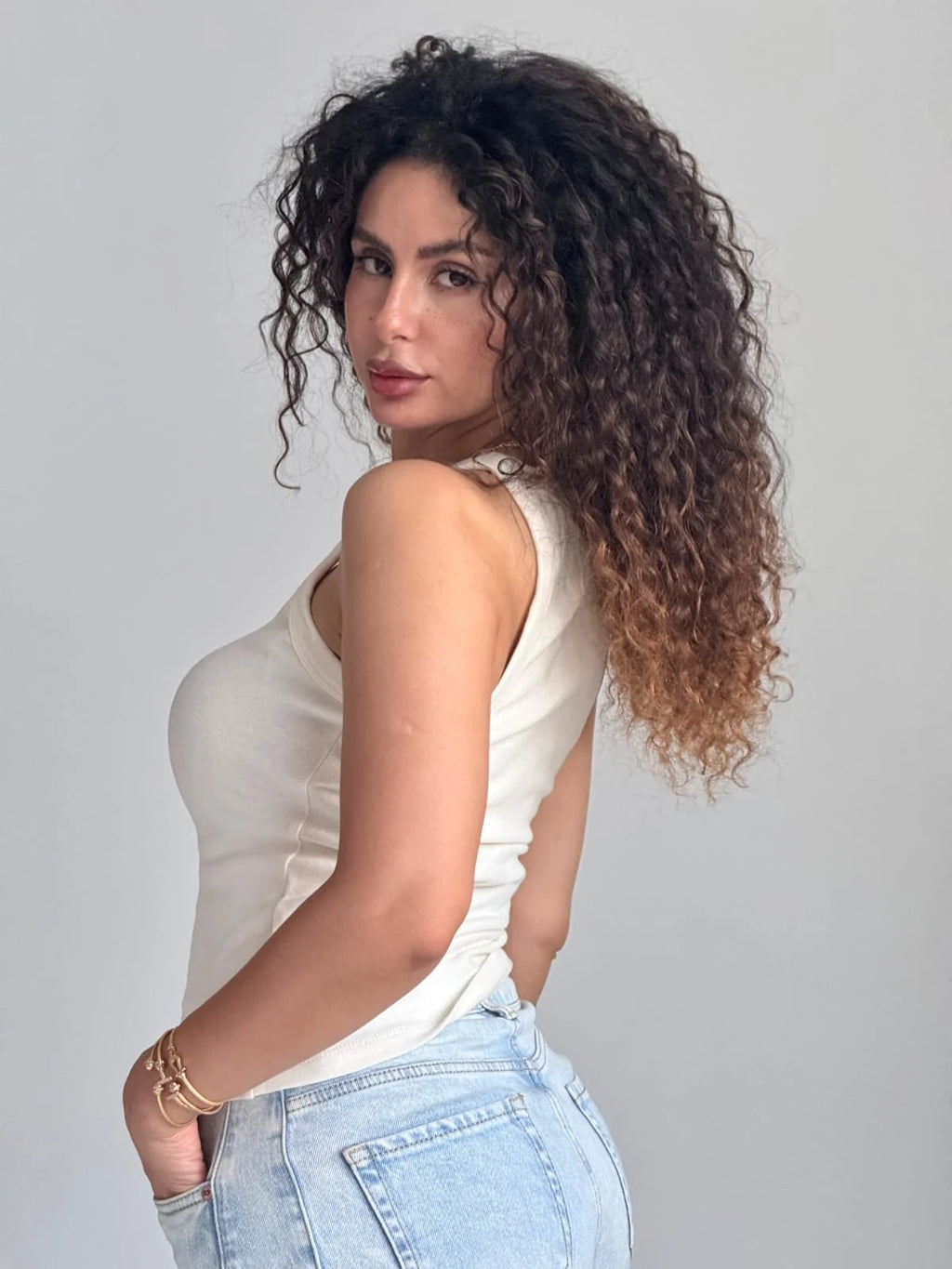 Débardeur Femme  - Blanc cassé